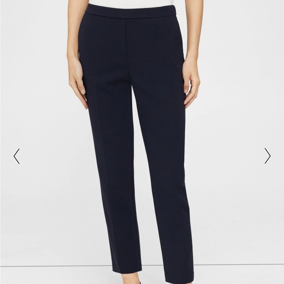Theory pants, navy blue, size 0, elastic band - Picture 3 of 15